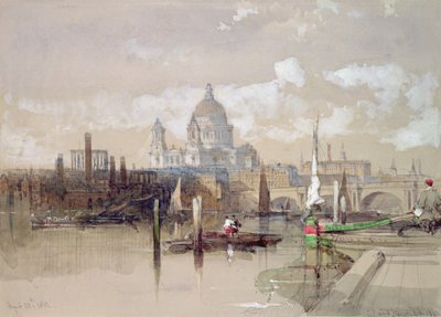 San Paolo dal fiume da David Roberts